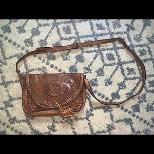 SOLD Patricia Nash tooled medallion crossbody